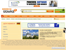Tablet Screenshot of niemiecki.slowka.pl