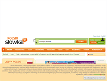 Tablet Screenshot of polski.slowka.pl
