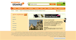 Desktop Screenshot of hiszpanski.slowka.pl