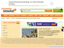 Tablet Screenshot of hiszpanski.slowka.pl